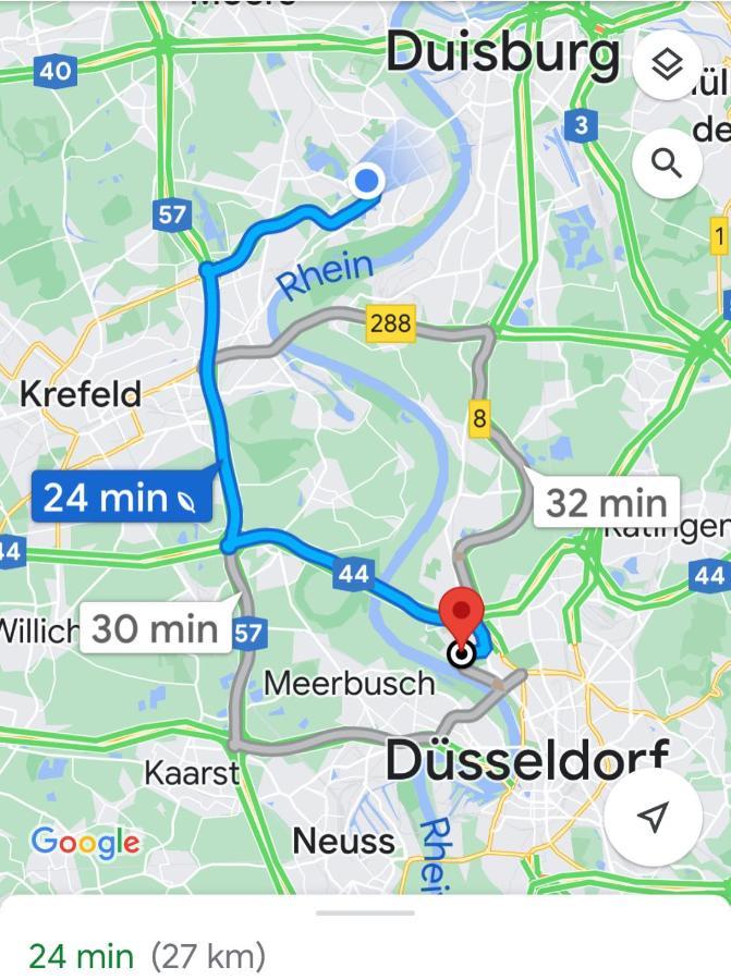 2 Rooms, Free Parking, 25 Min To Duesseldorf, 150 Mbps Wlan Duisburg Exterior photo